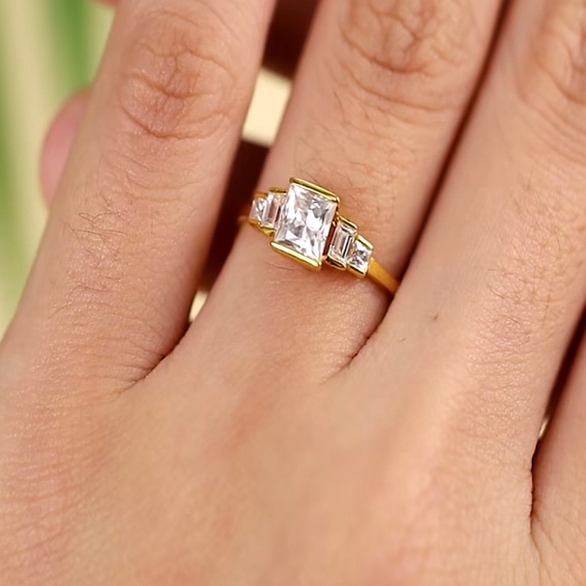 Cincin Batu Emas 916 BR9016-K - Image 2