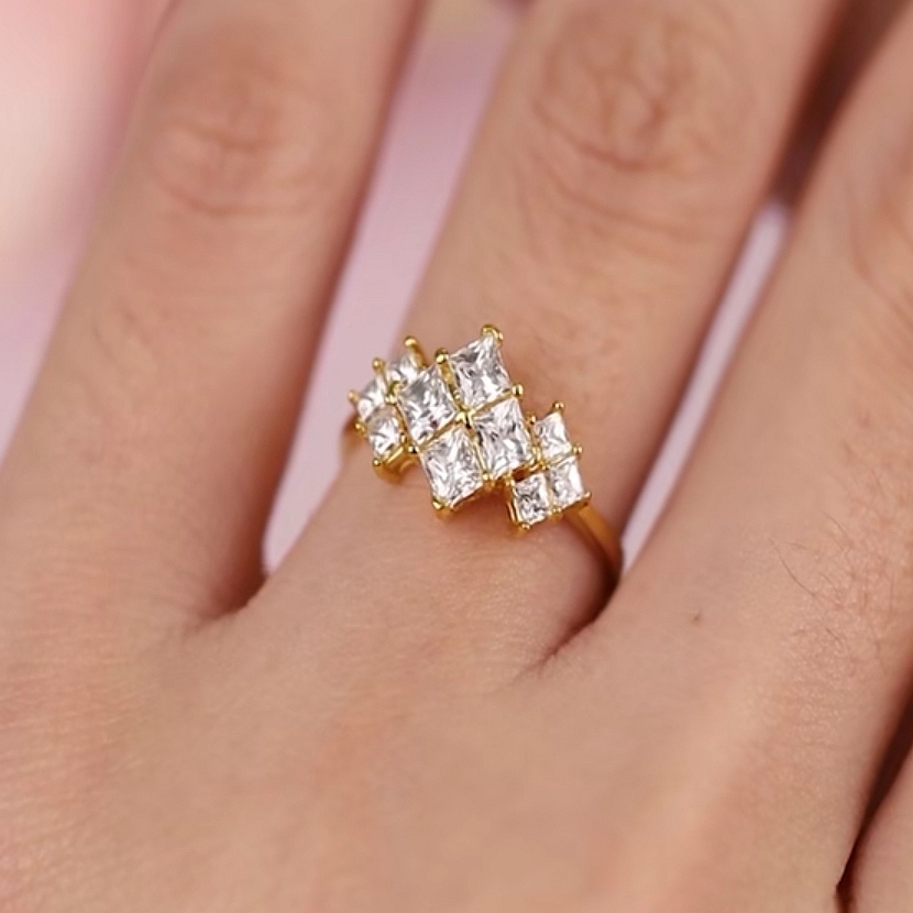 Cincin Batu Emas 916 BR9003-K - Image 3