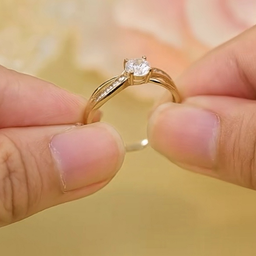 Cincin Batu Emas 916 S9015 - Image 4