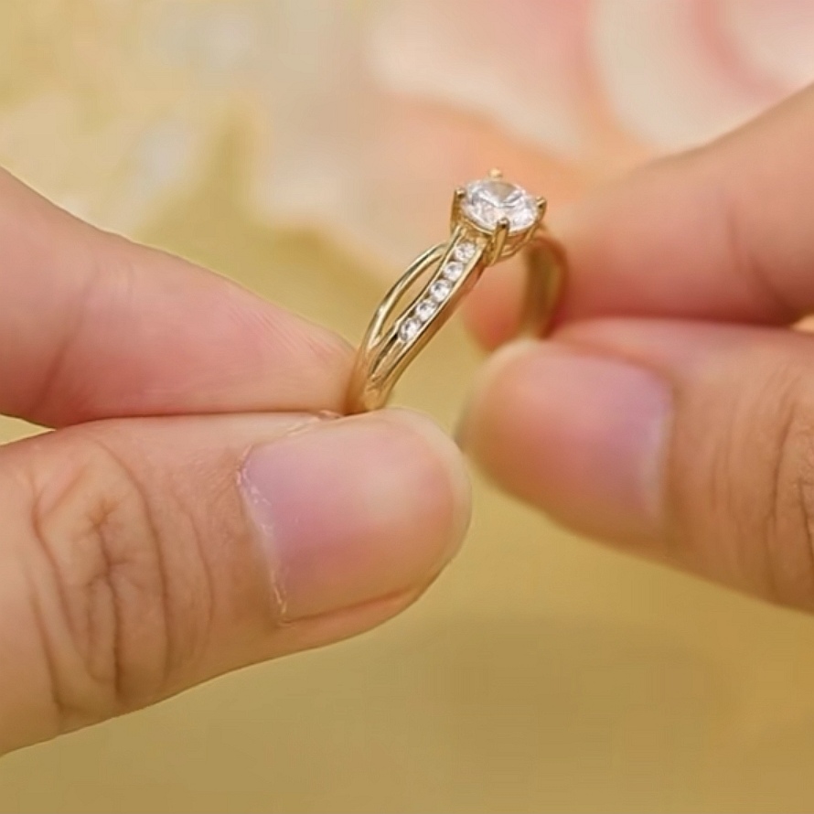 Cincin Batu Emas 916 S9015 - Image 3