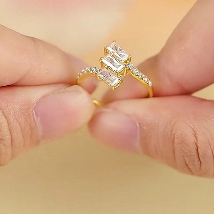 Cincin Batu Emas 916 BR9020-K - Image 3