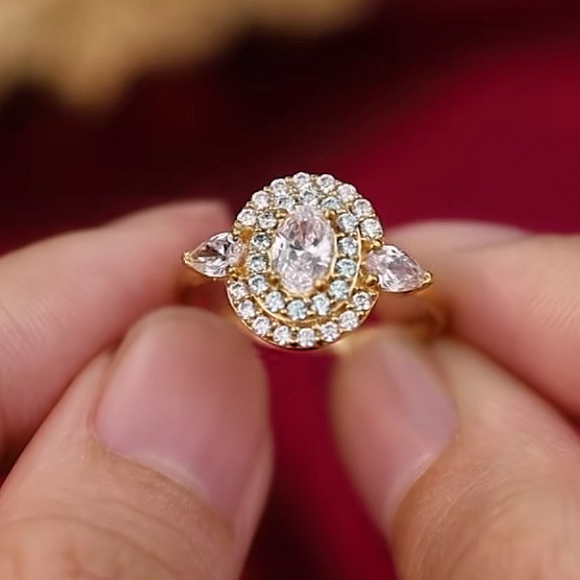 Cincin Batu Emas 916 S9122 - Image 3