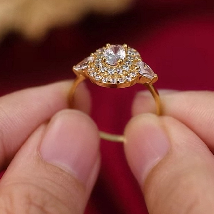 Cincin Batu Emas 916 S9122 - Image 4