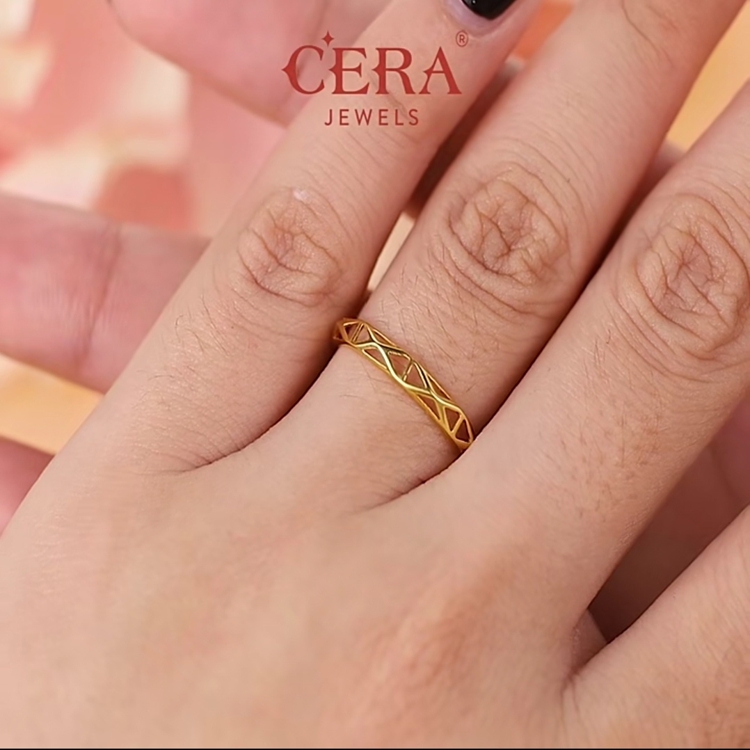 CERA 916 Gold Ternion Ring GR9004-F - Image 2