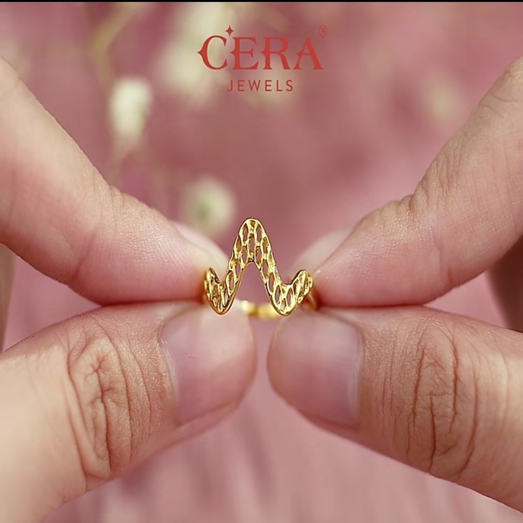 CERA 916 Meshy Wave Ring GR9016 - Image 2