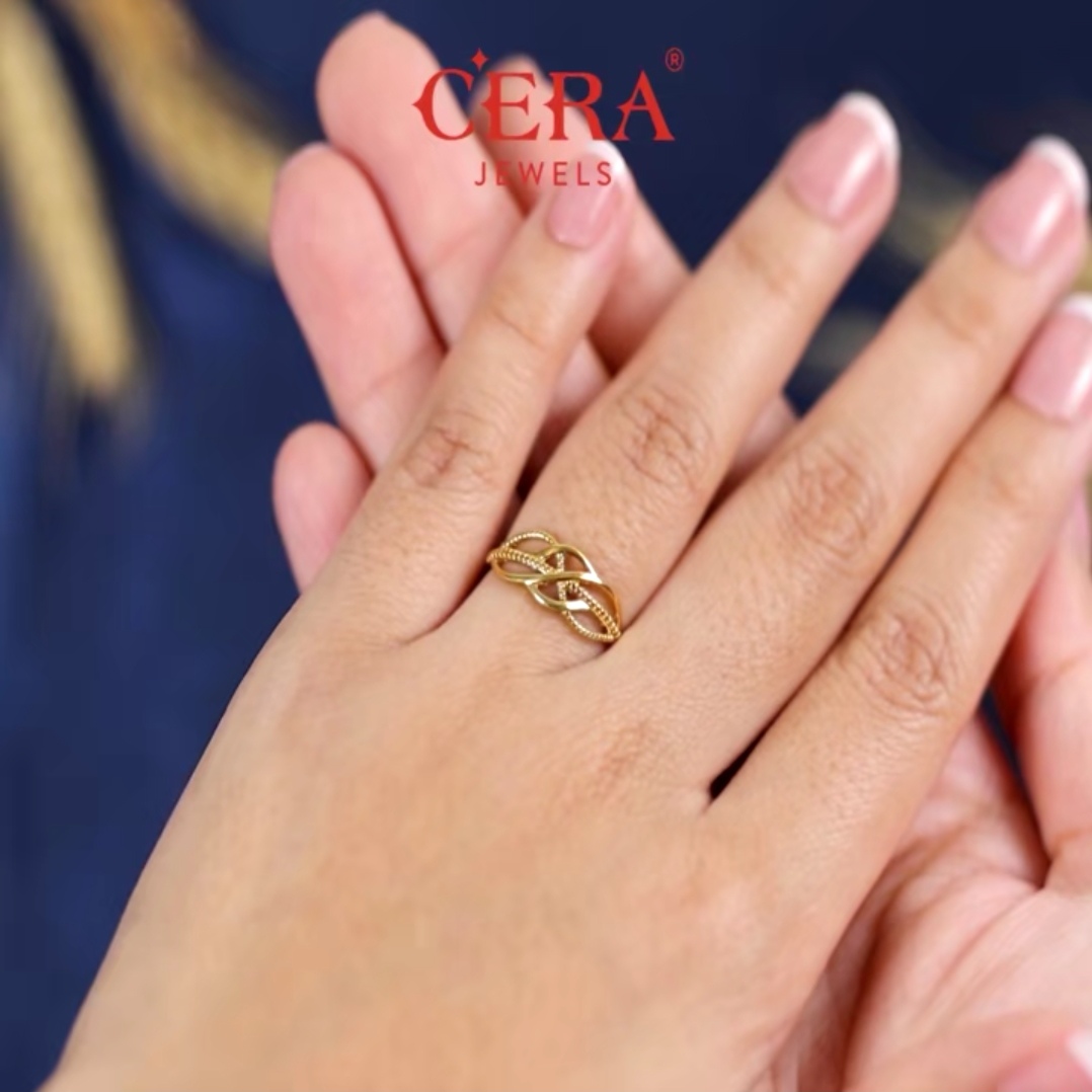 CERA 916 Gold Maze Ring GR9026-A - Image 2