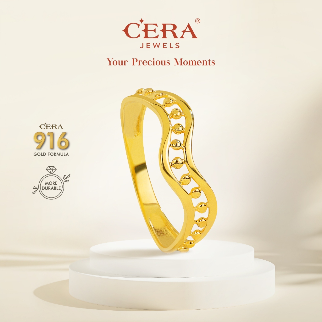 CERA 916 Gold Eternal Ring GR9029-K