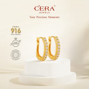 CERA 916 Gold Earrings S9190