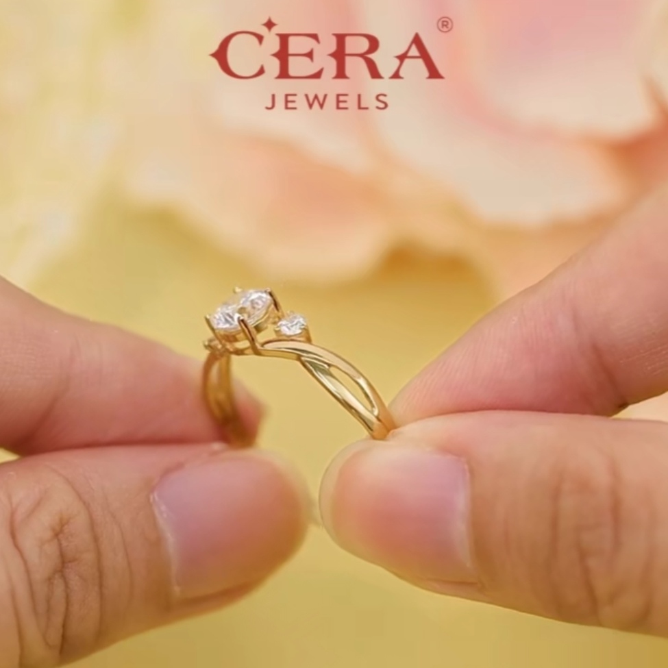 Cincin Batu Mysterious Hymn Emas 916 S9042 - Image 4