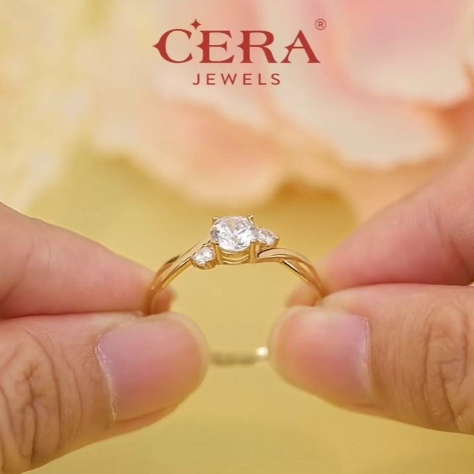 Cincin Batu Mysterious Hymn Emas 916 S9042 - Image 5